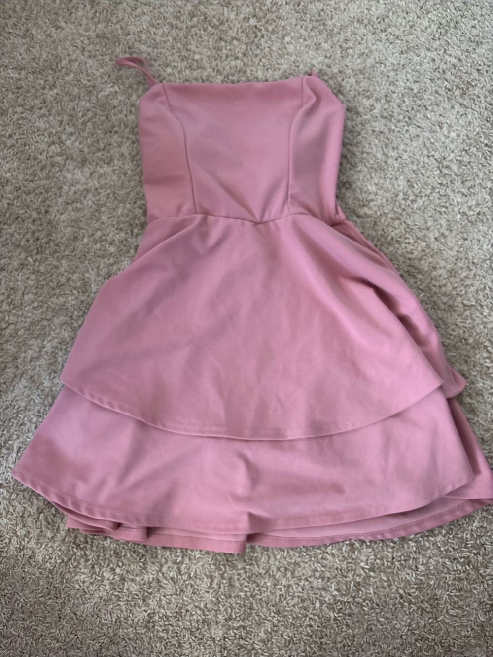 Altard state size small Women's Pink Strapless Layered Dress